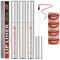 3Pcs Lip Stain Peel Off,Peel Off Lip Liner Stain Tattoo,Matte Lip Tattoo Long Lasting Waterproof Transferproof Lip Stains for Women Easy to Peel (Lip Liner, 1 Count (Pack of 3))