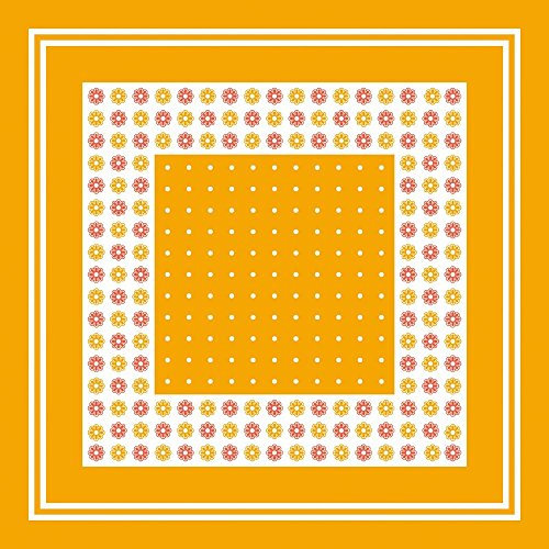 Sovie Home Linclass® Airlaid Tischdecke Missy | 80x80 cm | Mitteldecke stoffähnlich | praktisches Einmal-Tischtuch (Curry-Rot)