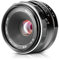 Meike Obiettivo grandangolare da 25 mm f/1.8 con messa a fuoco manuale per fotocamere Sony Mirrorless Emount
