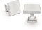 goldenwarm 20X Kitchen Knobs Cupboard Knobs Silver Door Knobs -LS6785SNB Kitchen Cabinet Knobs Modern Drawer Knobs Brushed Satin Nickel Square Knob