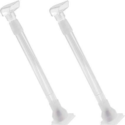 LOVIVER 2 Pcs Plastic Under Gravel Tank for Aquariums Water Pump/Air Pump Telescopic