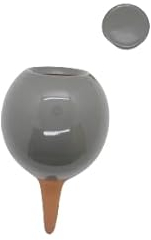 Ollas Lutton Mini Olla Terre Cuite à Planter 25cl | Arrosage Automatique et Ecologique pour Plante d'Intérieur et d'Extérieur | Système d'Irrigation Naturel | Autonomie 2 Jours | OYA Gris