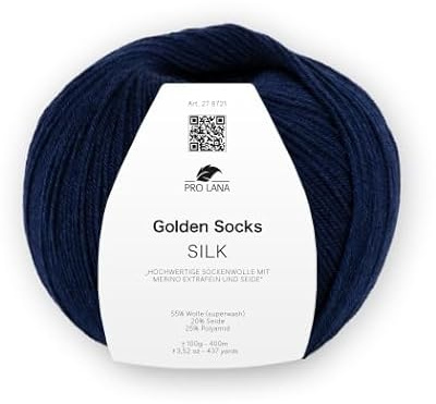 Pro Lana Golden Socks Silk 100g 50 - Marine
