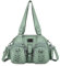 Angel Kiss Kleine Geldbörse, Handtasche für Damen, Crossbody und Schultertaschen, mehrere Taschen, weiche Hobo-Geldbörsen, verstellbarer Riemen, Grün
