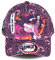 Roffatide Anime Demon Slayer Logo Baseballmütze mit Kamado Nezuko Motiv bedruckt Verstellbare Vatermütze Baumwolle Rosa