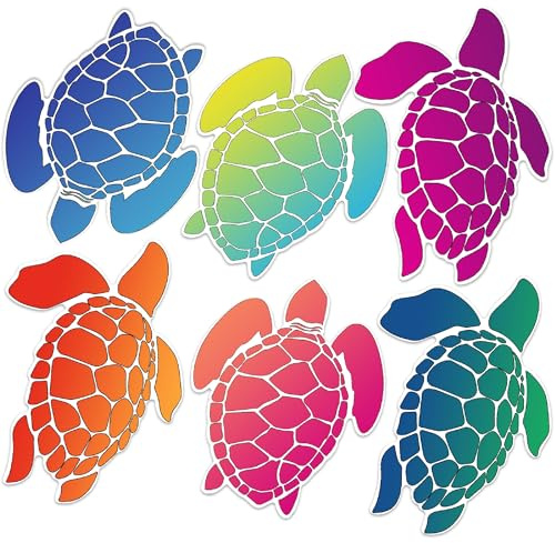 LEIFIDE 6 Pcs Cruise Door Decorations Towel Animals Cruise Door Turtle Magnet Car Magnets Sticker Ocean Cruise Ship Door Decorations Funny Fridge Door Magnets Decor(Sea Turtle)