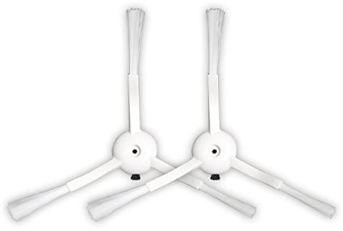 ZACO 2x Ersatz Seitenbürsten für ZACO M1S Saugroboter, Original Ersatzteile & Zubehör, Ersatzbürste, Reinigungsbürste für ZACO Staubsauger Roboter mit Wischfunktion