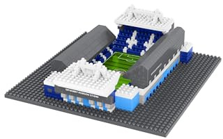 FOCO Officially Licensed Ipswich Town FC Portman Road 3D Bricks Mini BRXLZ Football Stadium Construction Set - Premier League Model - 863 Pieces - Ages 12+ - Sports Merchandise