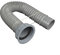 40cm Universal 58mm Kitchen Sink Drain Hose, Flexible Waste Water Pipe, Durable Sewer Kit with Pre-Attached Rings & Connector