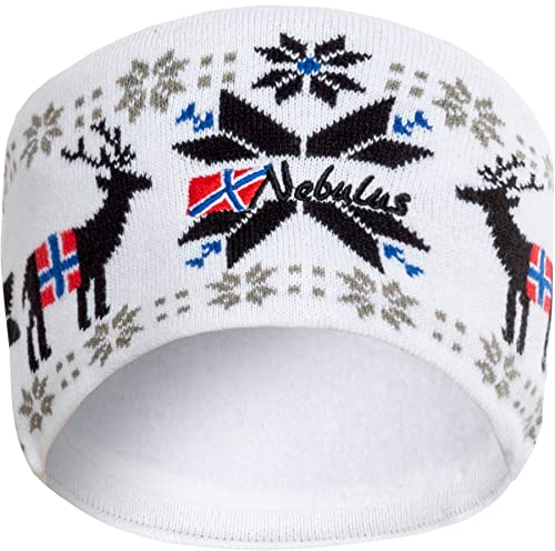 Nebulus Unisex Stirnband FRIDAY, stylisches Stirnband, warm und kuschelig, weiß - onesize