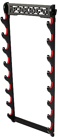 FOXSMZZ Schwert Halter Wandhalterung Samurai Schwert Stand Display Katana Wakizashi Tanto Wandaufhänger Schwert Rack Fünf Schicht (8-Tier)