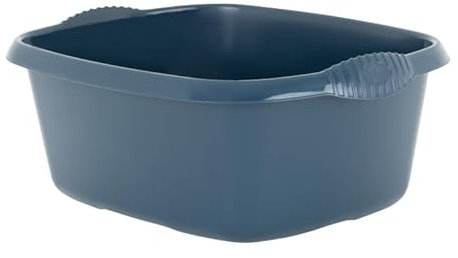 Aurora - 39cm High-Grade Rectangular Washing Up Bowl Basin With 12L Capacity (Navy)