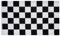PHENO FLAGS Bandera de deportes de motor, 150x90 cm - Bandera de carreras blanco y negro con resistentes ojales y doble costura, bandera a cuadros - Artículo para Fórmula 1, resistente a la intemperie
