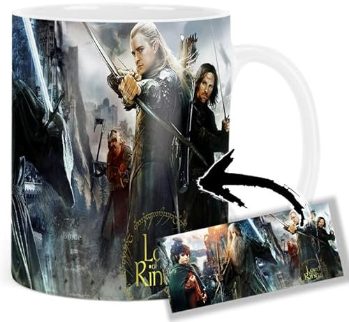 The Lord Of The Rings Gandalf Frodo Legolas Tasse Ceramique Mug