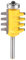 TANIQIACa 1/4 Shank Router Bit Finger Joint Tenon Woodworking Milling Cutter, Industrial Grade Micro Grain Carbide for Durable Edge Joining