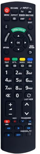 N2QAYB00724A Fernbedienung Ersatz für Panasonic TV TX-TX-L37G20 TX-L37GW20 TX-L42E30 TX-L42E31 TX-L42EW30 TX-L42GW20 TX-LF32E30 TX-LF32G20 TX-LF37E37E3 0 TX-LF 37G20 TX-LF42E30 TX-LF42G20 TX-LR32E30