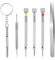 Lot de 6 tournevis de précision pour horloger - 0,8 à 1,4 mm - Tournevis de précision professionnel - Tournevis de réparation de montres avec pince à épiler pour réparation de lunettes et bijoux