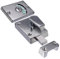 Ragyzity Polished Chrome Bathroom Indicator Door Bolt, Zinc Bolt Door Lock Indicator Bolt Vacant/Engaged Chrome Latch for Bathroom WC Public Restroom Toilet