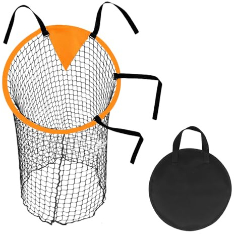 Zasvec Fußballtor Zielnetz 45x60cm Fussball Zielnetz mit Aufbewahrungstasche Fussball Ziel mit Rahmen Zielnetz Fußballzielnetz für Training Fußballtor Torwand Netz für Fußballtraining Verbessern
