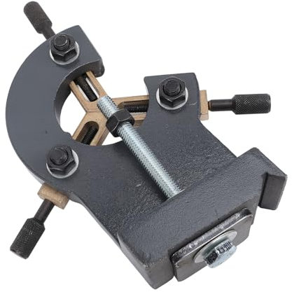 Lunetta Fissa per Tornio per Legno, Lunetta Robusta per Tornio per Legno, Stabilizzatore Multifunzionale per Mini Tornio, Accessorio Facile Usare con Lega di Alluminio, Ferro,