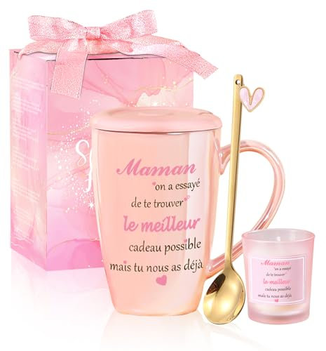 Binoster Cadeau Maman Tasse A Cafe Cadeau Anniversaire Maman Idee Cadeaux Fete Des Meres Personnalisé Mug Cafe Mum Cadeaux Noel Présent Saint Valentin Pour Mum Tasse Expresso
