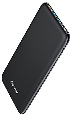 Charmast Power Bank 26800mAh 18W PD QC 3.0 Powerbank USB C Ricarica Rapida Tipo C con 3 Ingresso 4 Uscita Compatibile con iPhone Huawei