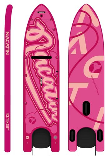 12 Fuß (3,66 m) aufblasbares Stand-Up-Paddle-Board mit Hunderampe & Kajak-Set – Komplettes SUP-Set für Haustiere & Besitzer inkl. Rutschfester Deck, Kajak-Sitz, Doppelpaddel, Pumpe & Zubehör