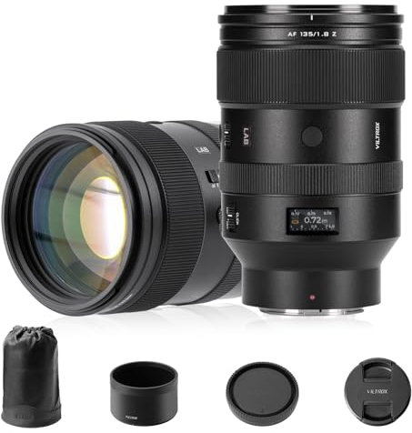 VILTROX 135mm F1.8 LAB Full-Frame STM Autofokus Objektive für Nikon Z Mount Kamera Objektive Camera Lenses große Blende kompatibel für Nikon Z9 Z8 Z7 Z6 Z5 Z50 Z30 ZFC