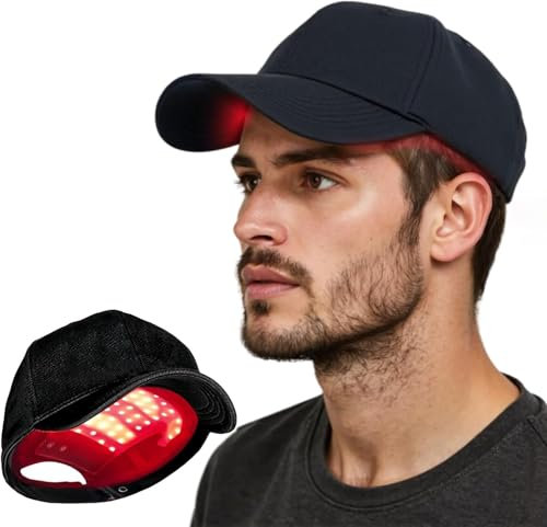 Haarwachstum Cap, 4 Modi LED Rot und Blau Lampenperlen 660nm 470nm, Haarausfallbehandlungshelm für erhöht die Aktivität der Haarfollikel, Haarwuchs-Mütze Haarpflege Anti-Haarausfall