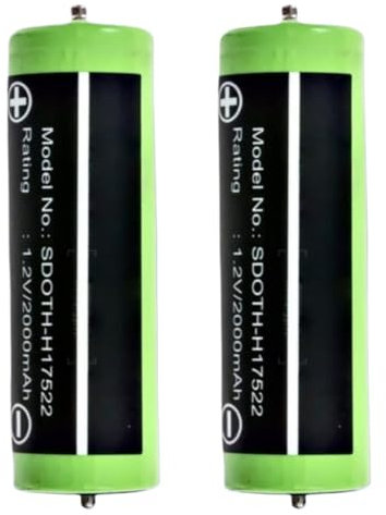 Zrksgbvyct Rasoir 1,2 V / 2000 MAh Batterie Ni-MH. Compatible pour Braun 7030923, 67030165, 67030834, 67030923, HR-AAUV, HR-AAUV(2000mAh x2)