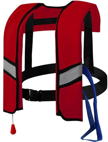 POIUIYQA Giubbotto di salvataggio automatico gonfiabili per adulti/bambini, giubbotti di salvataggio, giacche di salvataggio