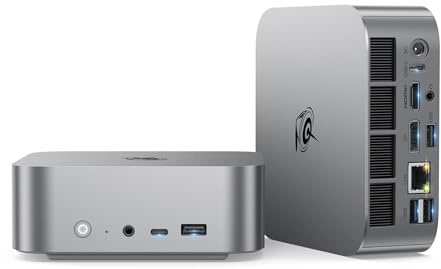 Beelink SER9 Mini PC, AMD Ryzen R7 H255 (8C/16T, bis zu 4.9 GHz), 32GB DDR5 RAM, 1TB M.2 PCIe 4.0 SSD, 4K Triple Display, USB 4, HDMI, DP1.4, BT5.2, Wi-FI 6, 2.5G LAN Mini Computer Windows11 Pro