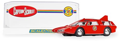Scalextric Cars - C4641 Captain Scarlett Spectrum Patrol Car - Toy Slot Car for use with Race Tracks and Set - Gift Ideas for Kids and Adults, Scalextric Accessories, Red