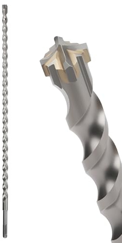MOXPIFY 14mm SDS Masonry Drill Bit 500mm Long for Reinforced Concrete | Brick Walls, 14 mm Hammer SDS Plus Drill Bit (14mm x 500mm)