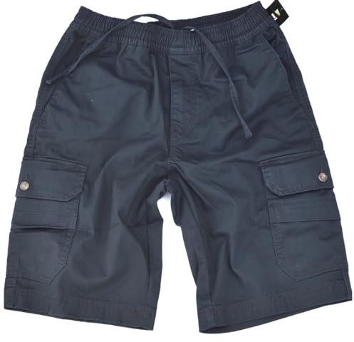 iKENNAS Herren Shorts Bermuda Cargo Pants Sommer Capri Kurze Hose Baumwolle