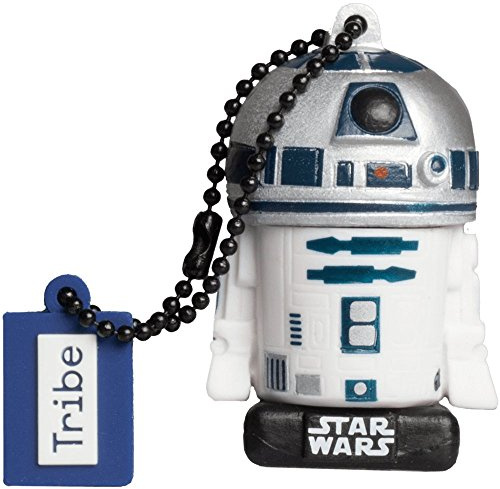 Tribe Star Wars 8 R2D2 USB Stick 16 GB Speicherstick 2.0 High Speed Pendrive Memory Stick Flash Drive, Lustige Geschenke 3D Figur, USB Gadget aus Hart-PVC mit Schlüsselanhänger