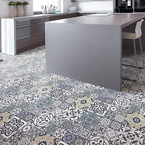 Pegatinas de pared de cocina - Adhesivo de pared - Mural de azulejos de cemento adhesivo - Adhesivos de pared de Azulejos - Adhesivo de azulejo de baño adhesivo 40 x 40 cm