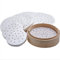 250 unidades de papel Dim Sum como base para vaporizadores de bambú, freidora de aire caliente, revestimiento de airfryer para cocinar al vapor, antiadherente, papel redondo de bambú perforado (17,8