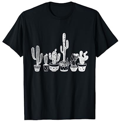 Kaktus Pflanzen Gärtner T-Shirt