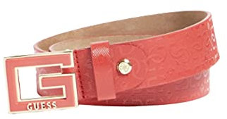 Guess Cinta donna pelle di colore rosso effetto vernice C22GU05 BW7505VIN35 M