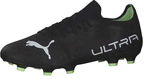 PUMA Herren Ultra 3.4 FG/AG Fussballschuh, Black White-Fizzy Light, 41 EU