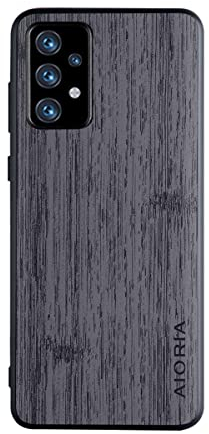 Yidai-Silu Galaxy S10 5G Back Cover 【Holz Muster, Anti-Fingerabdruck, Slim】 Rückseite Case Stoßfest Etui Schutz Tasche Schale Handy Hülle für Samsung Galaxy S10 5G 6,7 - Grau