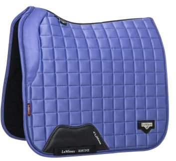 LeMieux Loire Memory Satin Dressur-Quadrat, Bluebell Large
