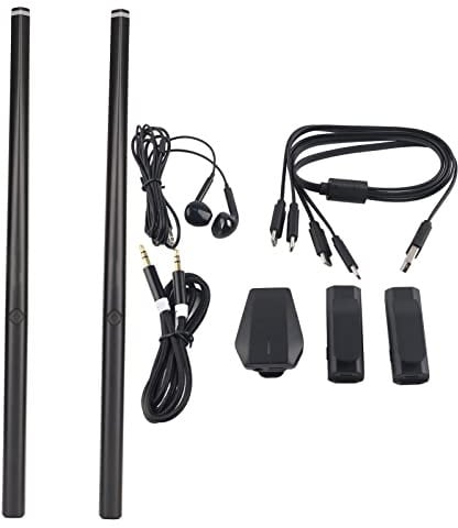 Batteria Elettronica ad Aria, Kit Batteria Portatile 5, Supporta La Connessione Wireless Midi BT, Posiziona Automaticamente Le Bacchette ad Aria con Suono Naturale per La Creazione di Intrattenimento