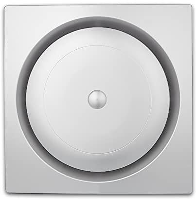 Extractor/Ventilador Ventilador de ventilación tipo techo 30 × 30 CM Ventilador de ventilación silencioso potente for el hogar Ventilador de escape de techo empotrado, 30W, 35dB, blanco / plateado Ven