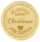 Befove Personalisierte Keksstempel Weihnachten mit Ihrem Familiennamen 3D erhöhtes Design Backen Keks Stempel Formen für Fondant, Cookie, Kuchen, Cupcakes, Weihnachten kreatives Geschenk