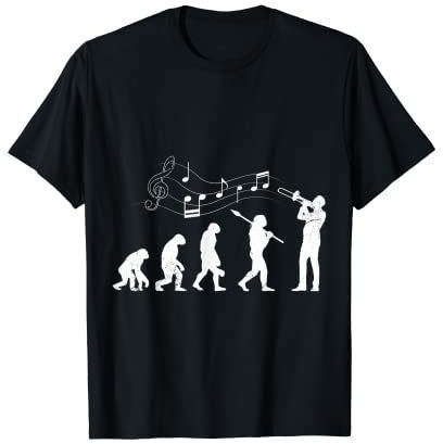 Evolution Posaune ich spiele Posaune T-Shirt