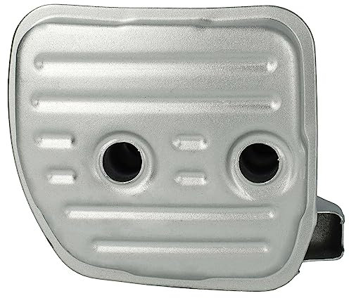 vhbw Auspuff-Schalldämpfer Ersatz für Stihl 1143 140 0661 für Motorsäge - 11 x 8,4 x 6,5 cm, Silber