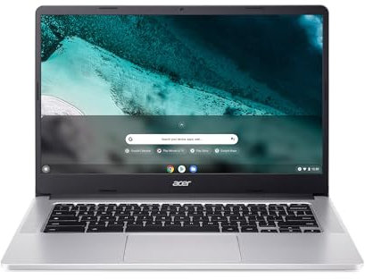 Acer Chromebook 314 CB314-3HT-C9VS | Intel Celeron N4500 | Écran tactile IPS Full HD 14 | Intel UHD Graphics | 4 Go LPDDR4X | 128 Go eMMC | Wi-Fi 6 | Audio DTS | Chrome OS | Argent pur