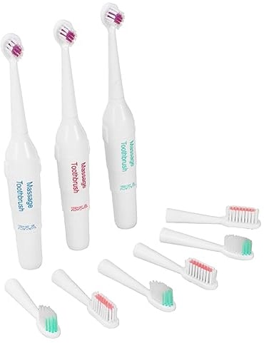 Mipcase 3st Kleine Hundezahnbürste Welpenzahnbürste Elektrische Zahnbürste Hund Elektrische Zahnbürste Für Haustiere Reise Elektrische Zahnbürste Wasserdicht Haustierzubehör Reisen